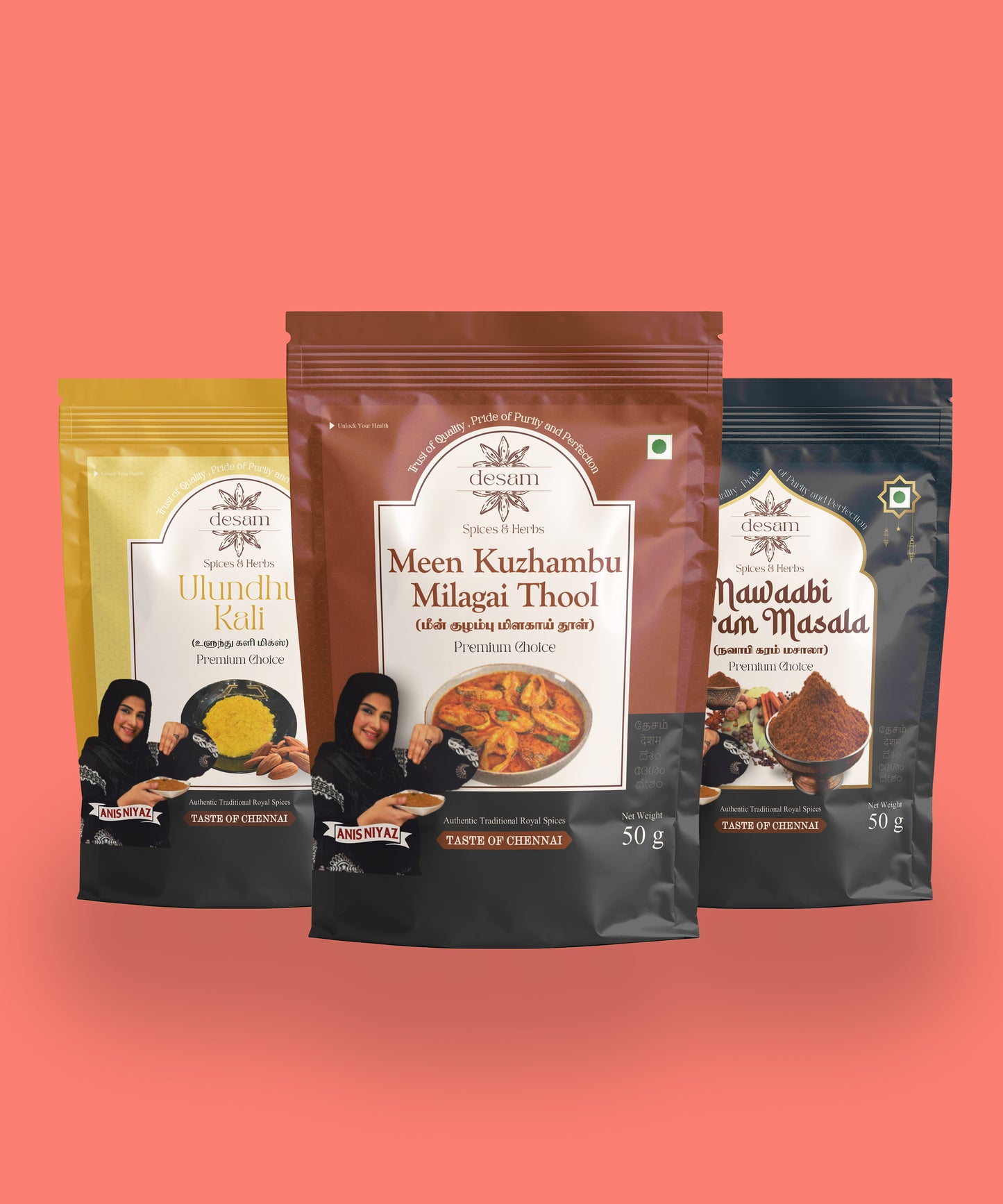 Desam Heritage Combo (3 x 100g) pack
