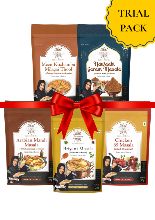 Desam 5 in 1 Trial Pack (each 25g)