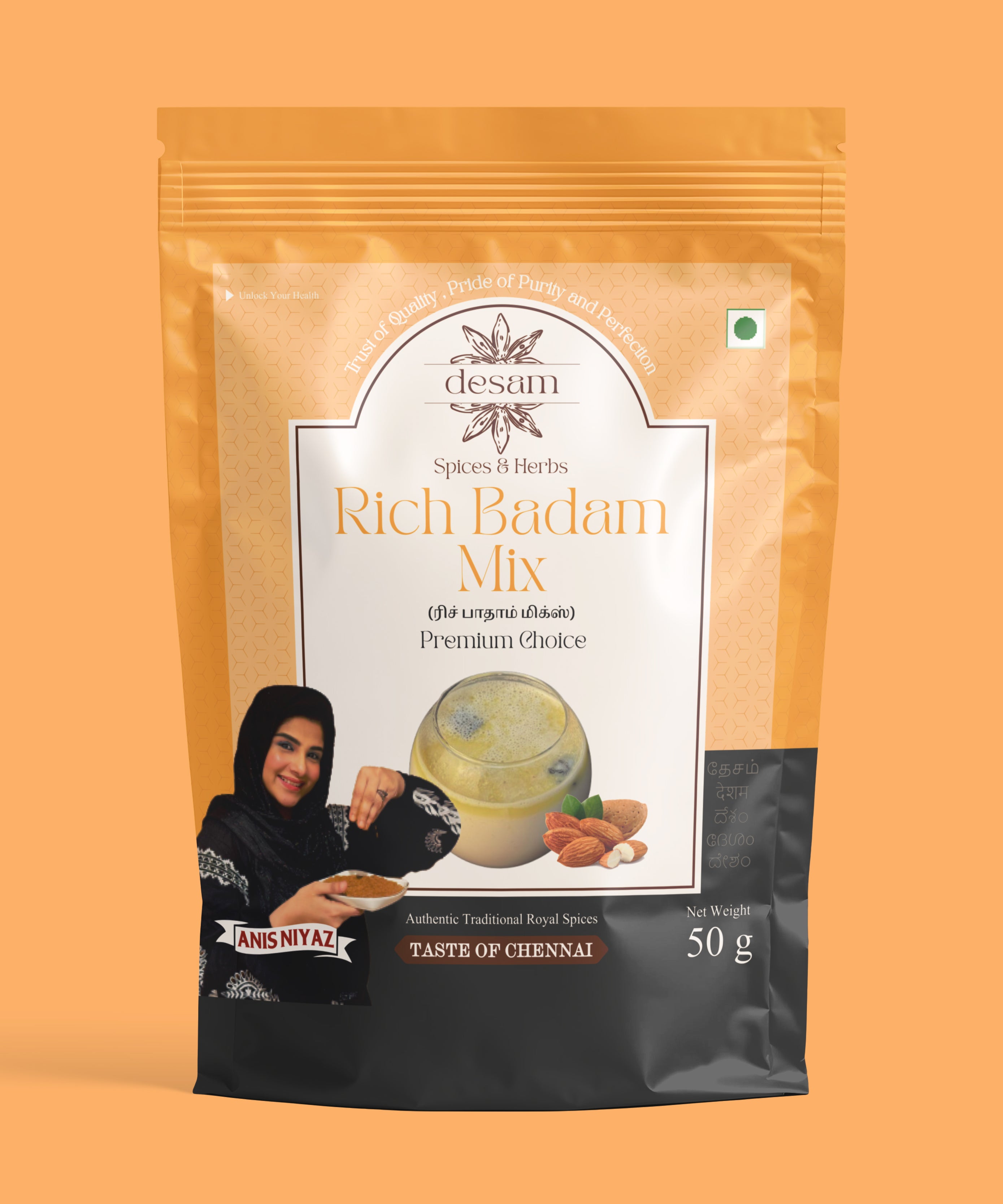 Desam Rich Badam Mix | Creamy, Nutty & Aromatic Drink